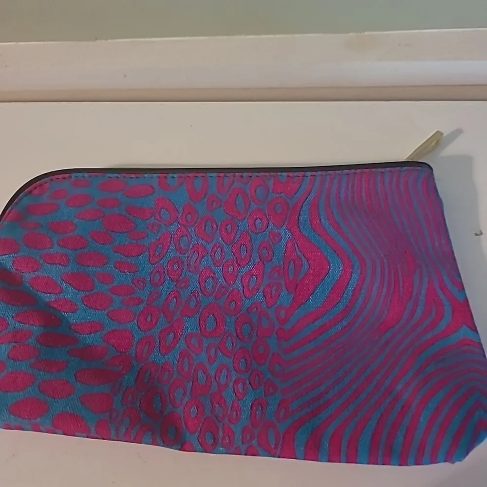 Estee Lauder Animal Print Cosmetic Bag